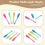 4PCS Ink Pen Fun Colorful Hidden Word Graffiti Pen 10