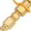 3/8 Inch Natural Gas Quick Connector Brass Propane 6