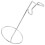 Stainless Steel Egg Mixer Bracket Silver Practical Kitchen Rack 7