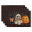 Halloween Placemats 4 Pieces Kitchen Tabletop Indo 1