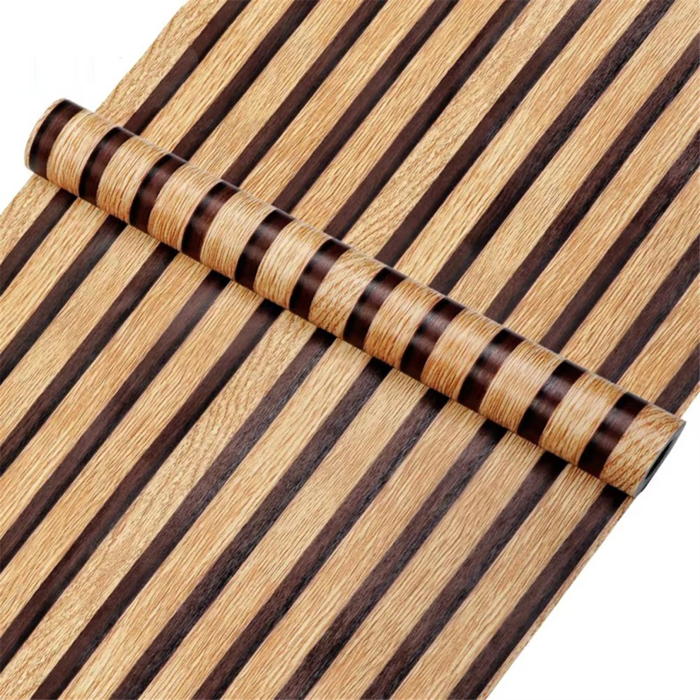 Photos - Wallpaper Wood Striped Background Wall Desk Cabine