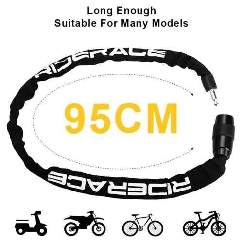 Bicycle Chain Lock Anti-Theft High Security Mount 2