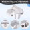 Accessories Handlebar Riser Drag Handle Bar Clamp 9