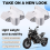 Accessories Handlebar Riser Drag Handle Bar Clamp 7