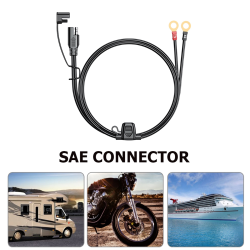 12-24V Ring Terminal SAE to Connectors Extension C 2