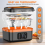 Cordless Electric Lunch Box,Rechargeable Self-Heat 6