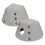 1 Pair Roller Skates Toe Cap Guards Protectors wit 2