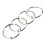50 Pcs Staple Book Binder 30mm Outer Diameter Loos 3