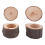 2pcs Mr & Mrs Shabby Chic Rustic Wedding Ring Pill 10