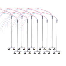 10Pcs 2Led Street Lamp 1:100 Ho Scale Light Scener
