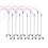 10Pcs 2Led Street Lamp 1:100 Ho Scale Light Scener 1