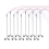 10Pcs 2Led Street Lamp 1:100 Ho Scale Light Scener 4