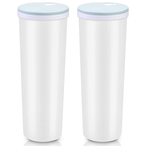 2 Pcs 2L Tall Clear Spaghetti Pasta Storage Contai 1