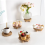 2Pcs Wood Risers for Display Decorative,Round Bead 8