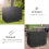 Outdoor Prep Table Cover with Split Zipper, Waterp 8