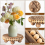 2Pcs Wood Risers for Display Decorative,Round Bead 4