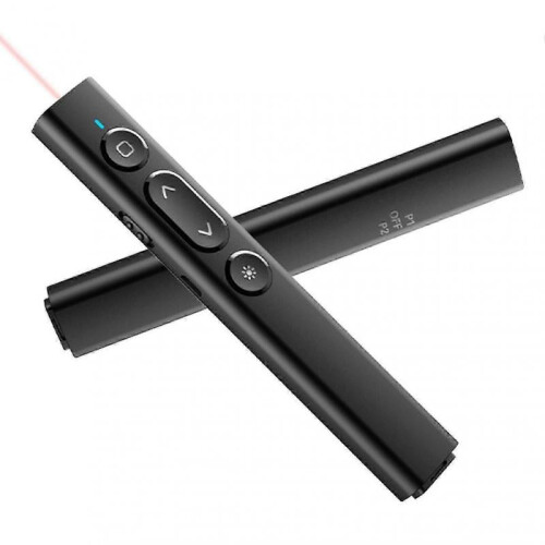 (black 5pcs)Rechargeable Wireless Presenter For Powerpoint Presentation Ppt Red Light Pointer Remote Control Presentation 2