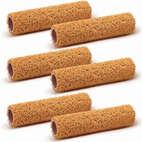 6Pcs 9Inch Textured Paint Roller Small for Paintin 1