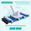 Pool Vacuum Head with Side Brushes and Wheels Swiv 7