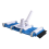 Pool Vacuum Head with Side Brushes and Wheels Swiv 11