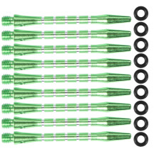 20 Stks 2Ba Schroefdraad Dartshafts Aluminium Met Ringen