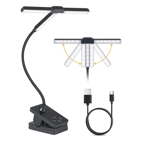 51 Led Music Stand Light, Folding Rechargeable Cli 2