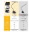 51 Led Music Stand Light, Folding Rechargeable Cli 8