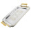 Gold Serving Tray Drinks for Decanter and Glasses Metal Silver 6