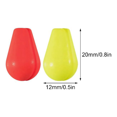 30Pcs Tear Drop Foam Float Fly Fishing Strike Indi 2