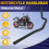 Black Motorcycle Handlebar Hand Bar for Z900 2020- 5