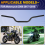 Black Motorcycle Handlebar Hand Bar for Z900 2020- 6