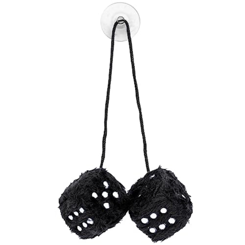 Car Hanging Dice, Mirror Pendant with Dots Interio 2