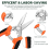 3 Pack Garden Pruning Shears, Stainless Steel Gard 4
