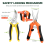 3 Pack Garden Pruning Shears, Stainless Steel Gard 3