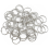 60 PCS Loose Leaf Binder Rings 1-Inch Office Book 10