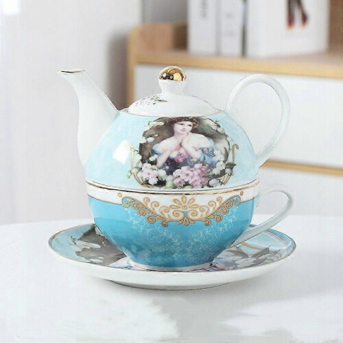(A)Teapot With A British Filizanka Teapot