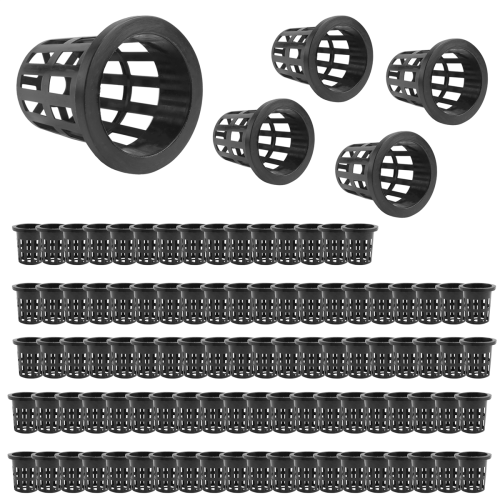 100 Pack 1.96 Inch Net Cups Slotted Mesh Wide Lip 2