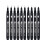 8Pcs Black Thin Liner Pens Mini Fineliner Drawing 1