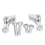 1 Inch Adjustable Rear Lowering Kit Aluminum for D 6