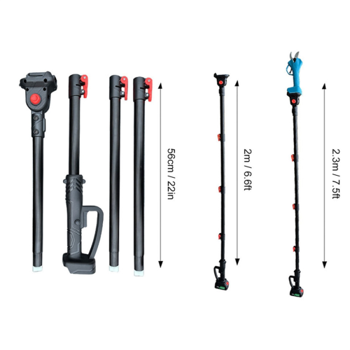 Extension Pole 6.6ft Aluminum Alloy Simple Pruning 2