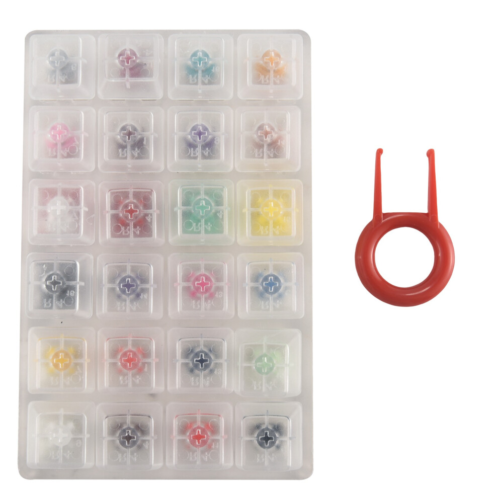 Photos - Keyboard 24 Switch Switches Tester with Acrylic Base Blank