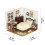 Maquette Super creator DIY Makea Unelma Makuuhuone 6
