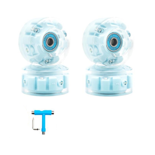 6LED Roller Skate Wheels - Skateboard Light Up Qua