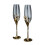 2-Piece Crystal Champagne Glass Goblet Valentine's Day Gift 1