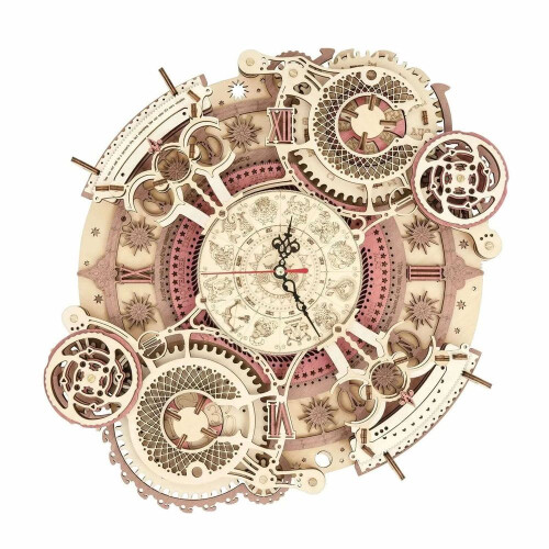 Sternzeichen Wanduhr 3D Holzpuzzle