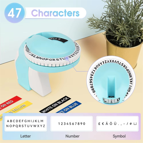 B90 Label Printer 3D Embossing Portable Manual Mak 2