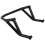 Black Passenger Sissy Bar Rear Backrest Handrail 10