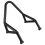 Black Passenger Sissy Bar Rear Backrest Handrail 2