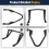 Black Passenger Sissy Bar Rear Backrest Handrail 9