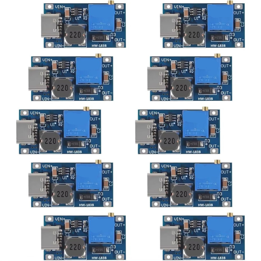 10Pcs Adjustable Step Up Module Voltage Regulator 4851229002469